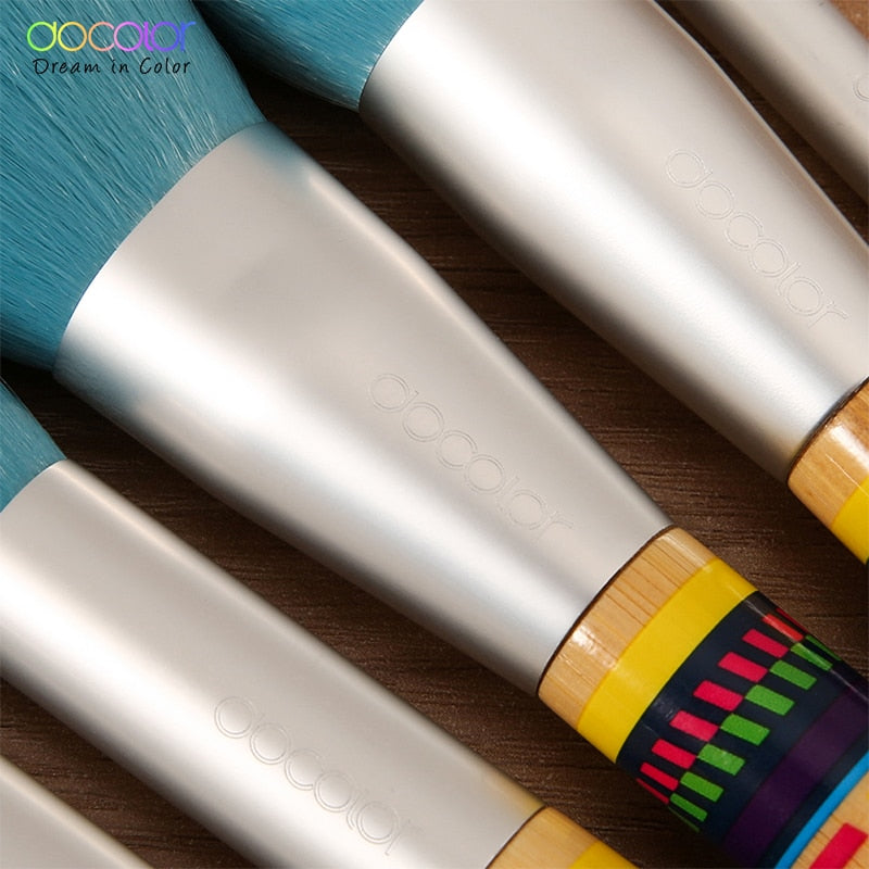 9Pcs Makeup brushes Professional Beauty Make up brush set Synthetic hair Foundation Powder Eye Shadow Blush brushes-4