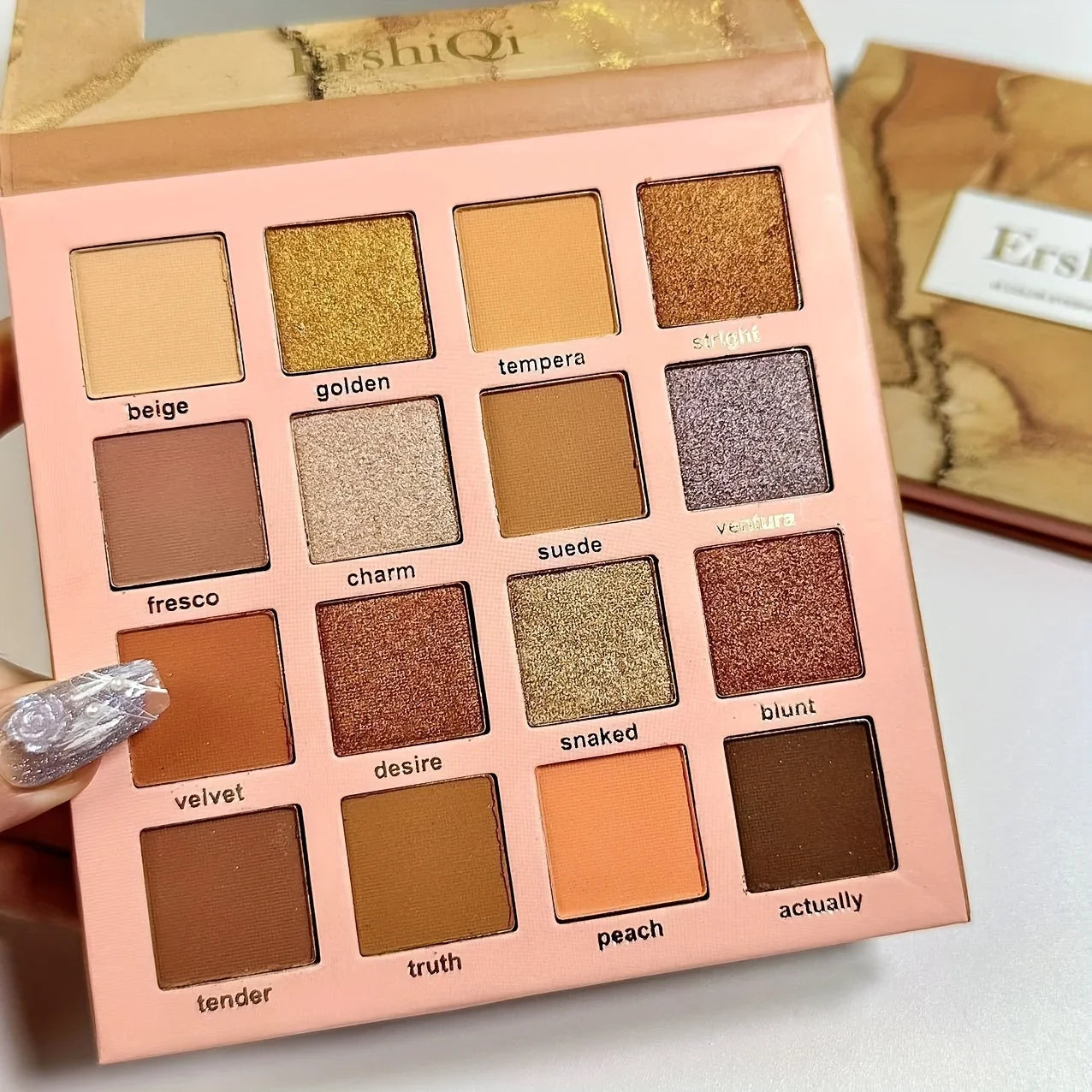 Golden Sunshine 16 Color Eyeshadow Blush and Highlighter Set