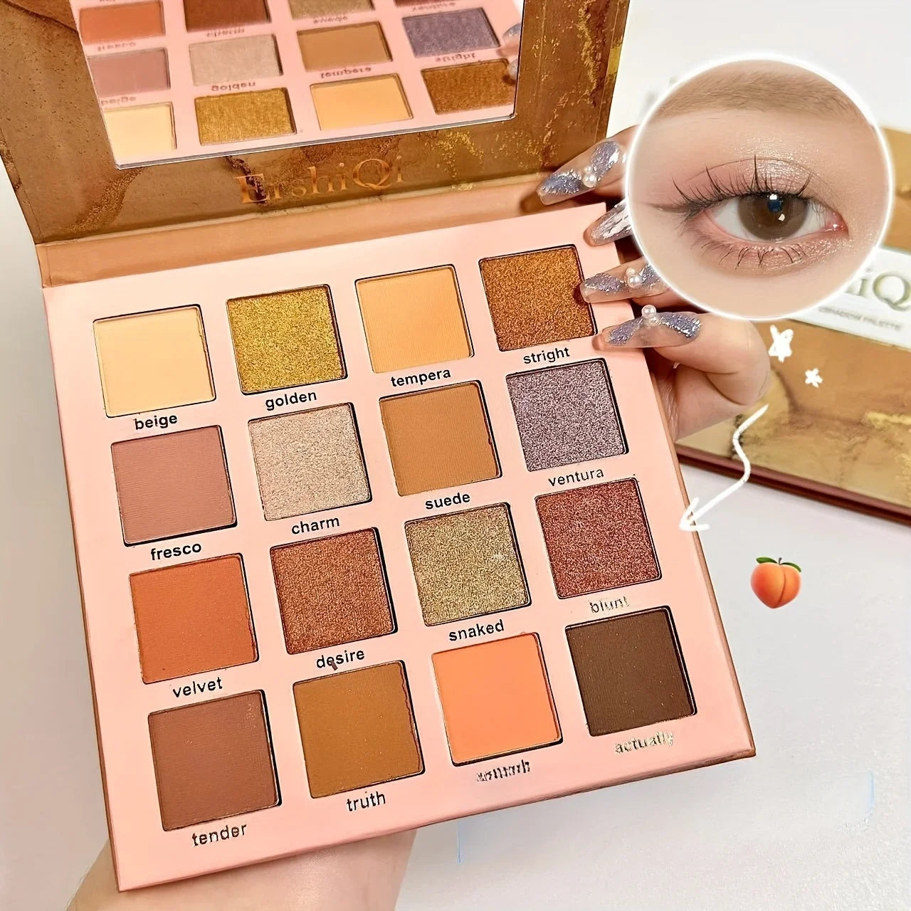 Golden Sunshine 16 Color Eyeshadow Blush and Highlighter Set